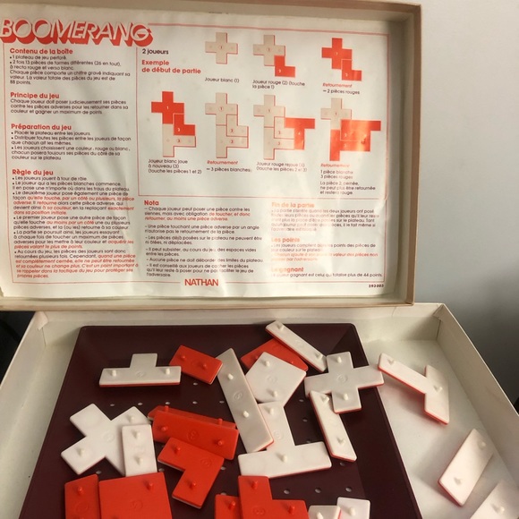 Boomerang rare French Club Nathan board game for age 10 plus, 2 players - Picture 4 of 5